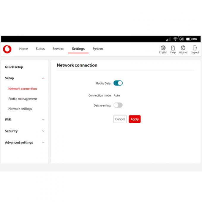 Original Vodafone R228T Pocket Router 150 Mbps 4G LTE drahtloses WLAN Portable Modem Mini Outdoor Hotspot mit SIM-Kartenslot 4