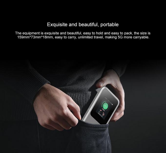 ZTE U50 Pro 5G Mobiler WLAN Router mit Qualcomm SDX62, WiFi 6 2.4G/5G AX3600 4G Wireless Hotspot mit 10000mAh Akku Powerbank 5