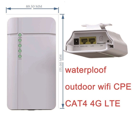 kaufen Wasserdichter LTE drahtloser Krisenherd-Router CPE 150Mbps im Freien im Freien für IP-Kamera online manufacture