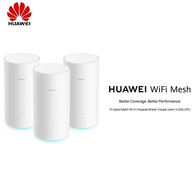 kaufen Hahn Huaweis WiFi Mesh Routers 3 Satz-WS5800 NFC-ermöglichte Signal Android-Gerät-5GHz online manufacture