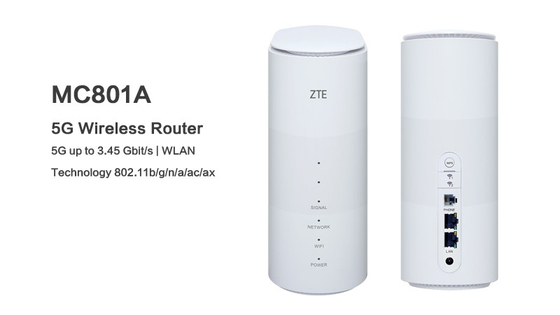 kaufen ZTE MC801A 5G Innen- WiFi entriegelte CPE-Router-Innen-5g Router 100m SIM Card online manufacture